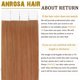 thumbnail image 5 of Extensiones de cabello Anrosa Tape en cabello natural castaño de 45 cm, 5 of 6