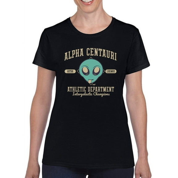 Alpha Centauri Athletics - Alien Sports Emoji Graphic Women's T-shirt