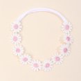 thumbnail image 1 of 1 diadema de margaritas para bebé, diadema elástica de flores elegante, banda para el cabello para niñas de primavera, accesorios para el cabello para bebés, diademas, 1 of 5