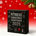 thumbnail image 3 of 2025 Fitness Christmas Countdown Calendar - 24 Unique Gym-Themed Ornaments (Dumbbells, Treadmills, Sneakers) - Durable Motivational Decor for Fitness Enthusiasts, Easy to Hang Gym/Home Workout Gift, 3 of 4