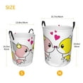 thumbnail image 5 of Cartoon Couple Laundry Basket Organizer Collapsible -Dirty Clothes Hamper for Bathroom Kids Girls Boys Laundry Hamper Anthropomorphized Animals, 5 of 8