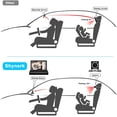 thumbnail image 2 of Baby Car Mirror, 4.3'' HD Night Vision Function Car Mirror Display, Safety Car Seat Mirror Camera Monitored Mirror with Wide Crystal Clear View, Aimed at Baby, Easily Observe the Baby’s Move(Not USB), 2 of 5