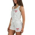 thumbnail image 6 of Women's Concepts Sport Kansas City Chiefs Quartz Hacci Knit Tank Top & Shorts Sleep Set, 6 of 6