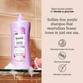 thumbnail image 3 of Suave Bonding Infusion Purple Toning Shampoo, for Neutralizing Brassy Tones, 28oz Pump, 3 of 8