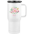 thumbnail image 2 of Tumbler, Travel Coffee Mug with Handle and Slider Lid, White 20 oz Polar Camel, Stainless Steel, Vacuum Insulated, 2 of 10