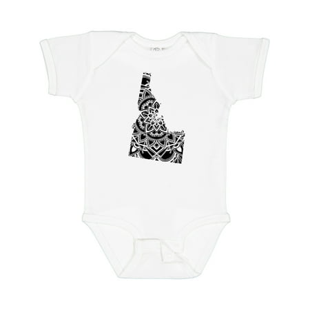 

Inktastic Idaho Silhouette Mandala Boys or Girls Baby Bodysuit