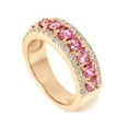 thumbnail image 4 of 1 1/2ct Pink Sapphire & Diamond Wedding Ring 14K Rose Gold, 4 of 4