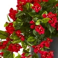 thumbnail image 4 of Nearly Natural 26in. Red Bougainvillea Artificial Plant in Planter, UV Resistant (Indoor/Outdoor), 4 of 5