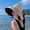 Beige -m bid empty-top sending windproof rope, variant on Wild Summer Version Of The Ladies Vinyl Sun Hat, Big Brim, Cover Face, Fashion Grass, Sunscreen Fisherman Hat
