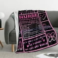 thumbnail image 3 of Nurse Gift Blanket, Nurse Blanket Gift for Women Lightweight Warm Blanket for Living Room Couch Chair Bed Sofa Office 60x50in, 3 of 6