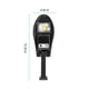 thumbnail image 3 of Lámpara solar con sensor de movimiento para exteriores | Lámpara de seguridad solar de 168 LED | 3 modos de iluminación | Aplique de pared ABS resistente al agua IP65 | Control remoto | Para, 3 of 5