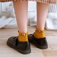 thumbnail image 6 of Uooqdmx Ankle Socks for Women, Short Socks for Women, Breathable Socks Women, Cotton Socks for Women, Ruffle Socks, Yellow One Size, 6 of 7
