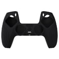 thumbnail image 2 of PlayVital Samurai Edition Black Anti-Slip Controller Silicone Skin for PS5, Ergonomic Soft Rubber Protective Case for PS5 Controller with Black Thumb Stick Caps, 2 of 8