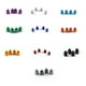 thumbnail image 2 of Eigraketly 4 Uds. Tapas de vástago de válvula de rueda, componentes de repuesto, accesorios de cobertura de piezas modificadas, reemplazo de Herramientas y ferretería Gris, 2 of 6