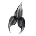 thumbnail image 4 of Flequillo con clip y patillas, accesorio de moda, flequillo sintético, postizo de aire Estilo C, 4 of 9