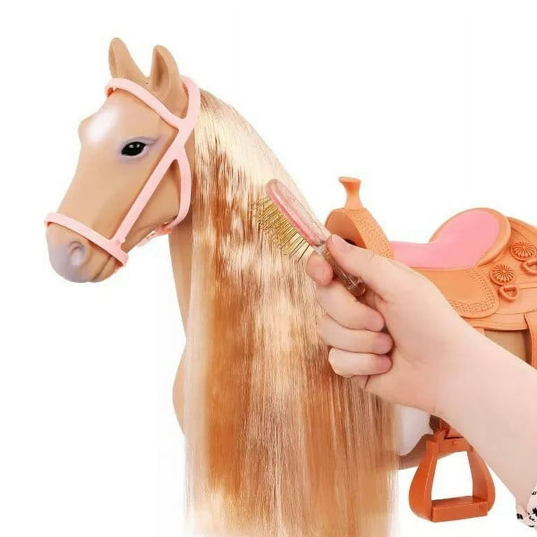 Our Generation Palomino Hair Play Horse Accessory Set for 18