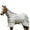Silver/Navy,White & Beige, variant on Horseware Ireland Rambo Protector Plus Fly Sheet Silver/Navy 69