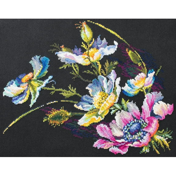The Secret of Anemones 210-191 Counted Cross-Stitch Kit