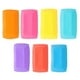 thumbnail image 1 of ADVEN 10 piezas de moldes de silicona para pasteles rectangulares, utensilios para hornear pudín, moldes reutilizables para cupcakes, utensilios para hornear para cocina, hogar, fiestas, amarillo, 1 of 8