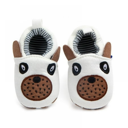 

SYNPOS Cute Cartoon Infant Unisex Baby Warm Cotton Anti-Slip Soft Sole First Walkers Shoes 0-18 Months