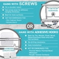 thumbnail image 2 of Spice Rack Ultimate Hostess para pared, 4 niveles, cromado, 2 of 9