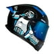 thumbnail image 2 of Casco para motociclista talla XL integral trooper negro brillo azul Shaft, 2 of 3