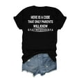 thumbnail image 4 of Women Graphic T Shirts Novelty Letter Print Crew Neck Short Sleeve Pullover Tops Summer Trendy Casual Classic Fit Basic Tees, 4 of 4