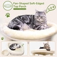 thumbnail image 4 of Torre Esquinera para Gatos Globlazer de 130 cm con Hamaca y Canasta, 4 of 8