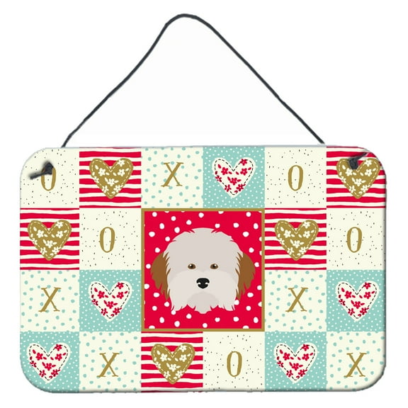 Carolines Treasures CK5205DS812 Havanese Dog Love Wall or Door Hanging Prints 8x12 multicolor