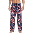 thumbnail image 5 of Mens Pajama Pants, Elephants Soft Sleep & Lounge Pants for Men, Cuteness Casual PJ Bottoms Pants with Pockets, 5 of 7