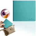 thumbnail image 2 of Clearance Sale! Notebook Leather Face Square Notebook Carrying Notebook Sky Blue Journal, 2 of 6