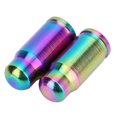 thumbnail image 5 of 2Pcs Presta Valve Caps Oil Slick Stem Bolts Tc4 Titanium Alloy Bike Tire Valve Caps Multicolor Mountain Road Ycle Bike Valve Caps Dust Covers For Inner Tube Gas Nozzle Bike Valve Caps Bike, 5 of 5