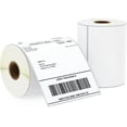 thumbnail image 1 of shiyou-- 4" x 6" (102 mm x 152 mm) Shipping Labels Compatible with Zebra & Rollo Label Printer(not for dymo 4XL), Premium Adhesive & Perforated [2 Rolls, 500 Labels], 1 of 4