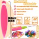 thumbnail image 2 of Cabello Sintético Preestirado de 66 Cm para Trenzas Diy | Trenza Ignífuga | Looks para Festivales 90 G | Extensión de Cabello Morado para Trenzas, 2 of 7
