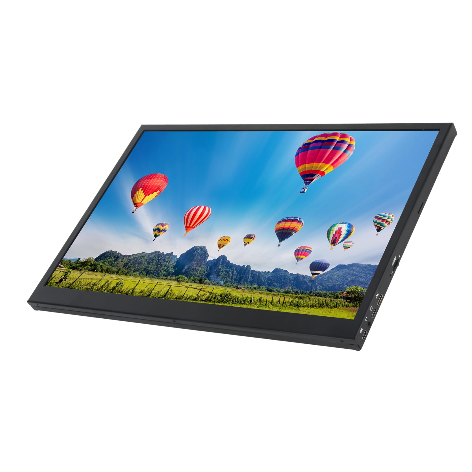 Portable Monitor, Gaming Monitor 178 Degree Viewing Angle 17in Plug and Play  for Mobile Phone