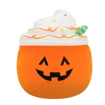 Squishmallows Official 12 inch Lester the Jack O'Lantern Latte - Child's Ultra Soft Stuffed Plush Toy