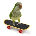 thumbnail image 2 of 2 Packs Parrot Toys Mini Skateboard Training for Cockatiels Conures Love Birds, 2 of 15