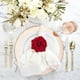 thumbnail image 4 of Lino Artificial Flower Samkkin Ring Portable Reutilizable Resutable Soporte de escritorio interior Decoración romántica Casa de regalo Rosa 6 piezas Inevent HA059289-03, 4 of 7