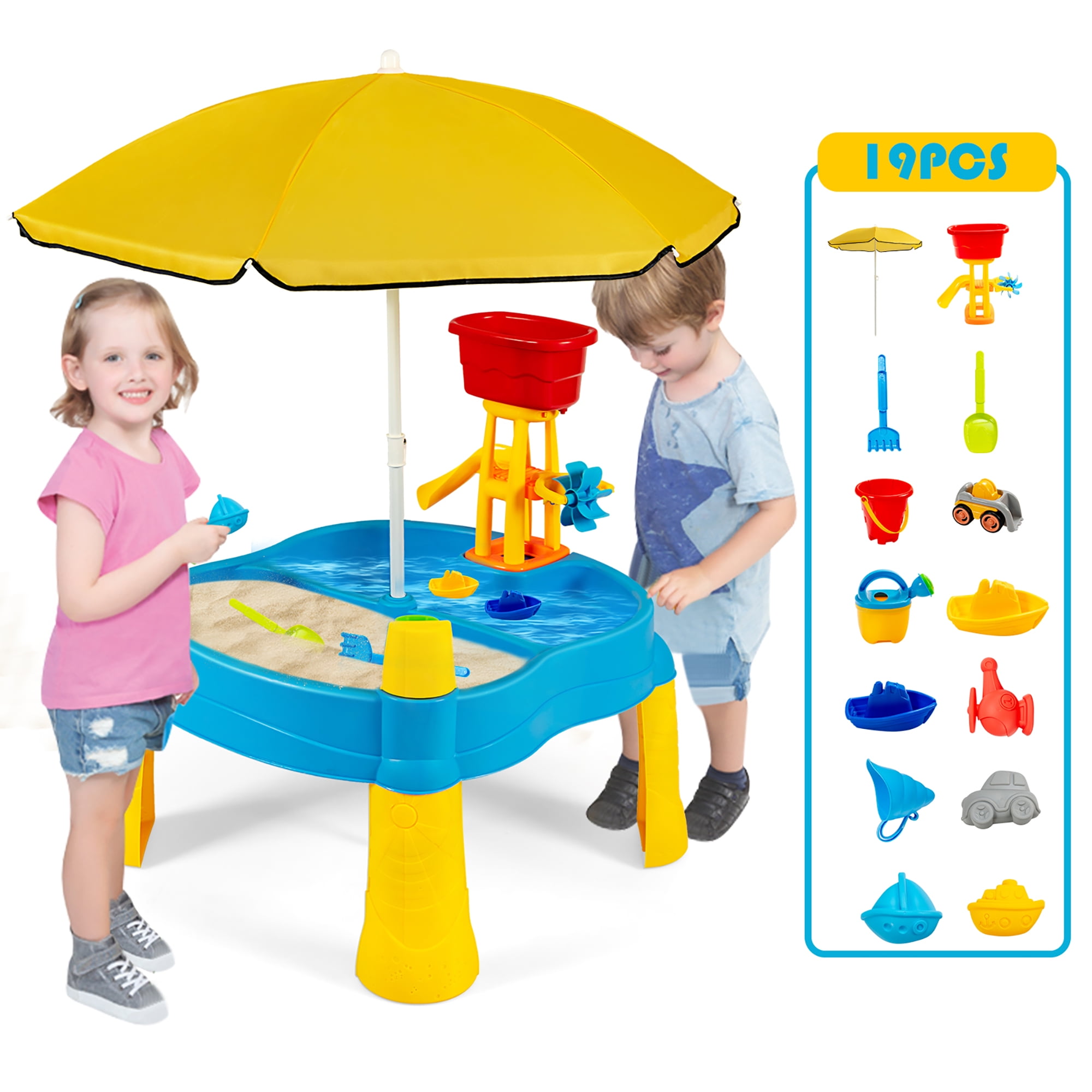 Step2 Splash N Scoop Bay Sand and Water Table Lid Kids ToddlerActivity Play 