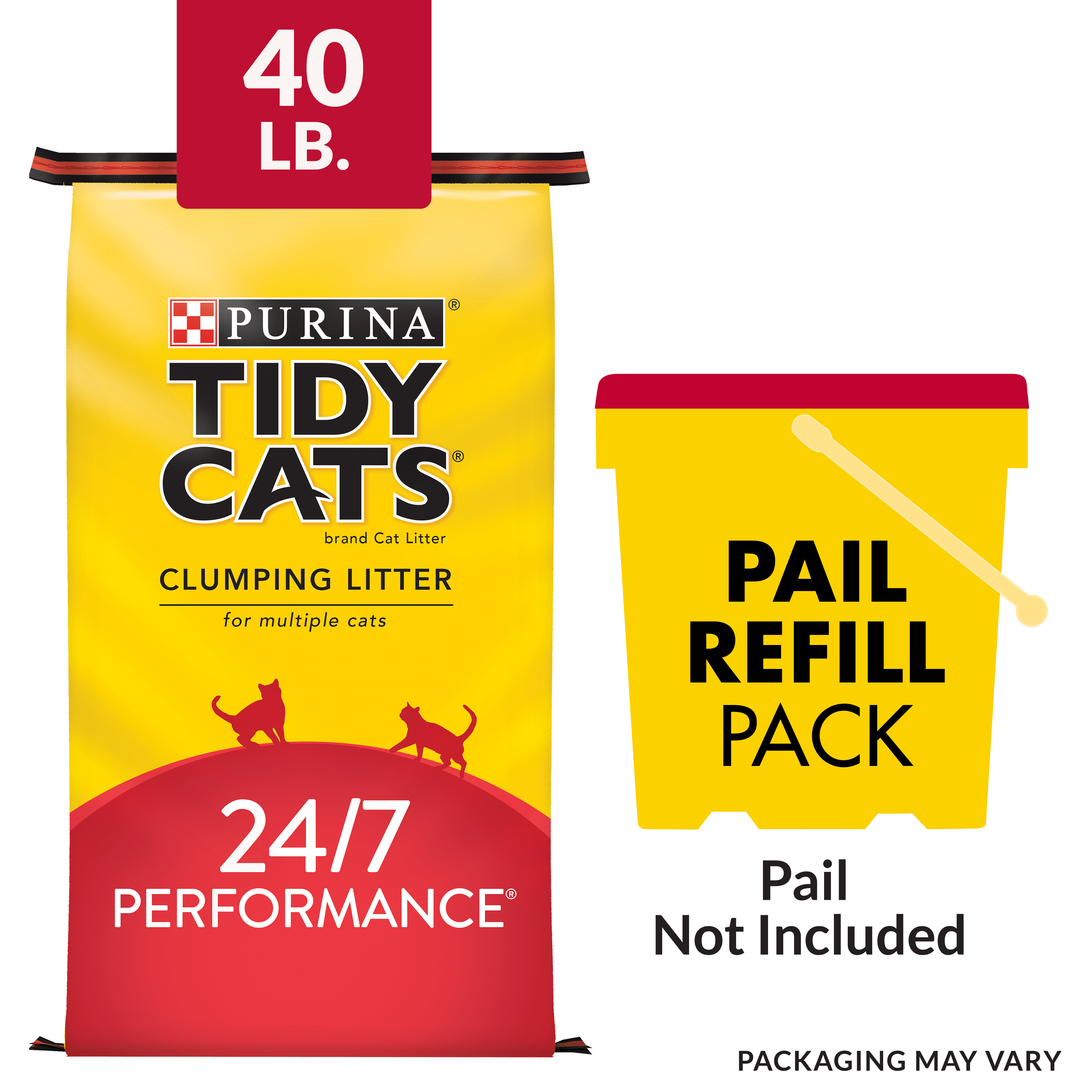 Purina Tidy Cats Clumping Cat Litter, 24/7 Performance Multi Cat Litter