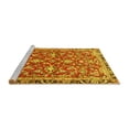 thumbnail image 2 of Ahgly Company Machine Washable Indoor Rectangle Persian Yellow Traditional Area Rugs, 8' x 12', 2 of 4