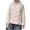Beige, variant on Jalioing Kids Winter Coat Solid Color Patchwork Long Sleeve Zipper Stand Collar Jacket Casual Thermal Outerwear 2-15 Years