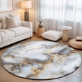 3ft Area Rug,Marble Texture Pattern Washable Large Rugs Soft Non-Slip ...