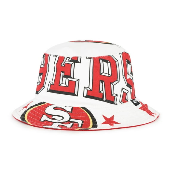 Women's '47  White San Francisco 49ers Energize Bucket Hat