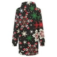 thumbnail image 5 of Christmas Dresses for Women Casual Mini Printed Pullover Sweatshirts Dress with Pockets Christmas Gifts for Women, 5 of 6