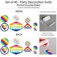 thumbnail image 6 of Big Dot of Happiness Love is Love - Pride - Rainbow Party Hanging Decor - Party Decoration Swirls - Set of 40, 6 of 8