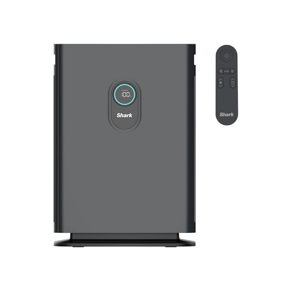 Shark HE402 Purificador de aire de 4 ventiladores para el hogar, la oficina y el recámara con filtro HEPA, cubre hasta 1000 pies cuadrados, elimina olores, polvo, alérgenos y contaminantes,