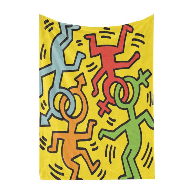 Manta de dibujos animados Patrón lindo claro Transpirable Cómoda manta cálida para el hogar Oficina Coche Viajes Camping al aire libre BL696 2 120x150cm