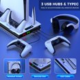 thumbnail image 6 of Beboncool PS5 Cooling Fan Stand, All-in-One Charger Station with Dual Turbo Fan & Dual Controller Charging Dock, for PS5 Pro, Slim, Disc & Digital Edition, 6 of 10