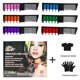 thumbnail image 4 of Set de tizas temporales para el cabello con peine, 6 colores, lavables, cambio de color rápido, para fiestas de cumpleaños infantiles y cosplay., 4 of 5